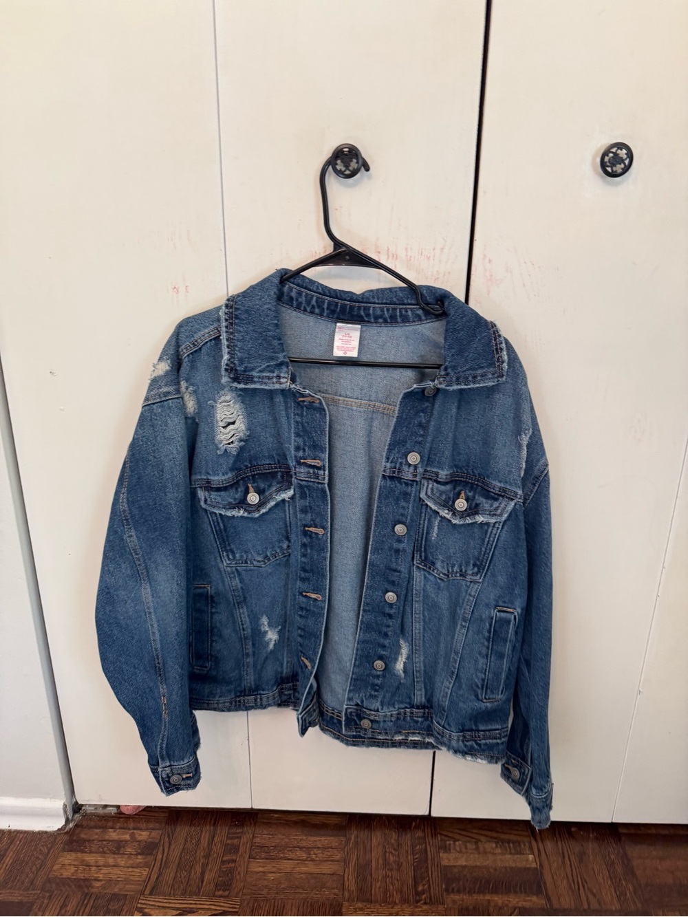 No Boundaries Light Blue Denim Jacket - Casual Trucker